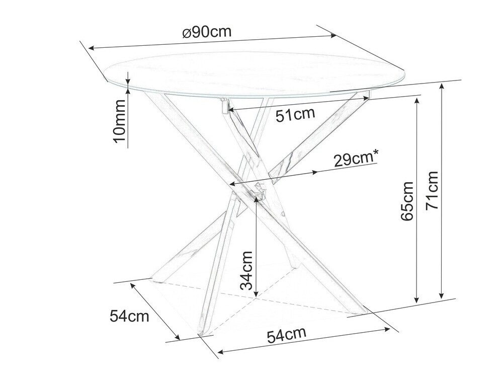 Tafel Detroit 375 (Gouden)