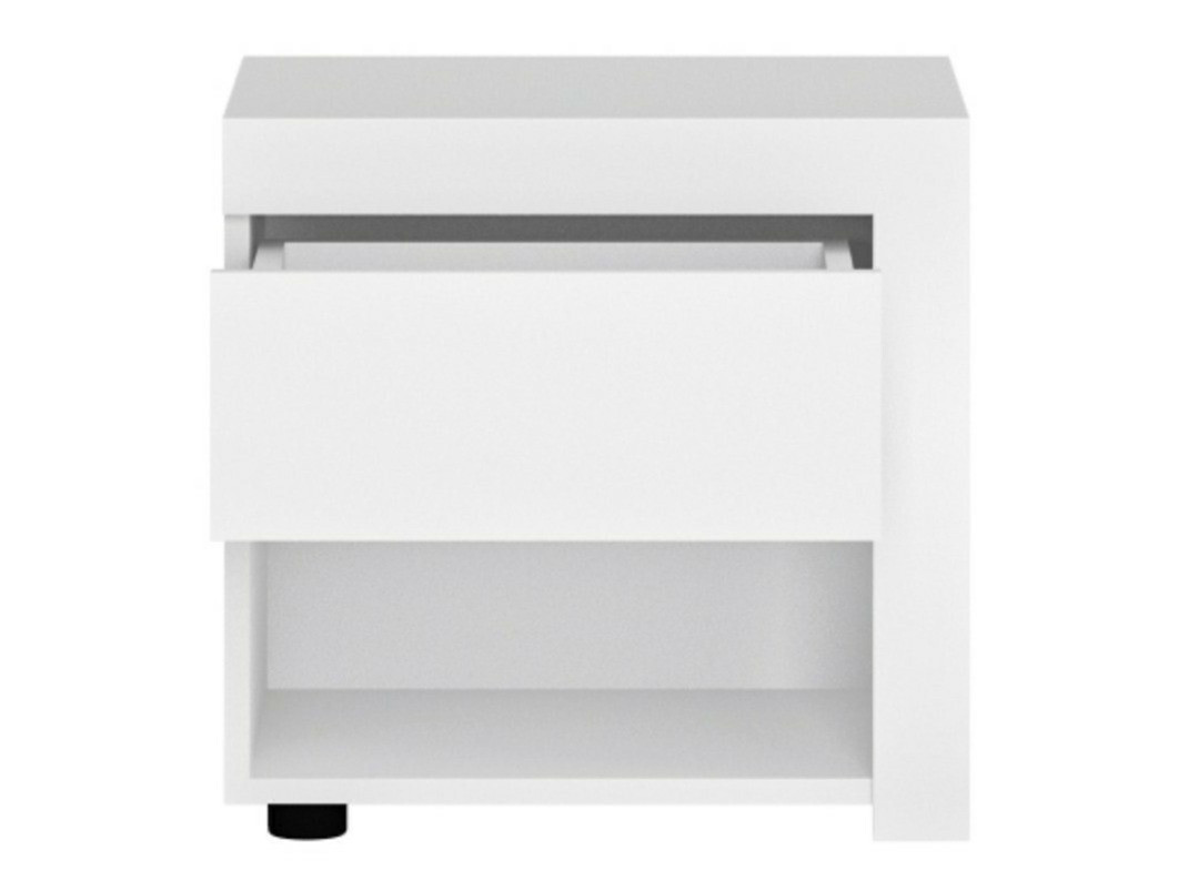 Nachtkastje Feldeli 113 (Wit + Glanzend wit)