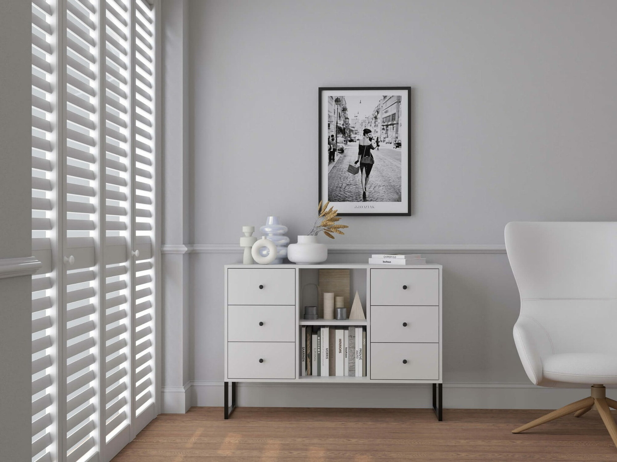 Ladekast Dalferi 104 (Wit)