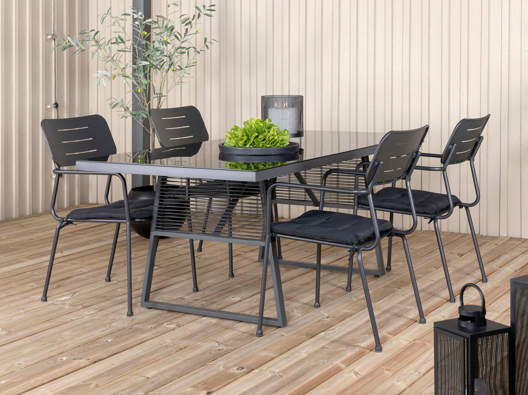 Tafel en stoelen set Dallas 3152