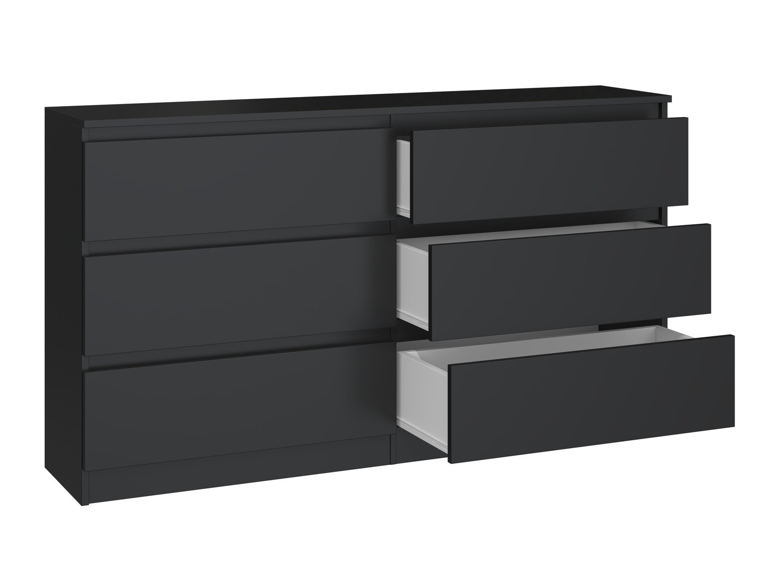 Ladekast Elbvelu 102 (Zwart)