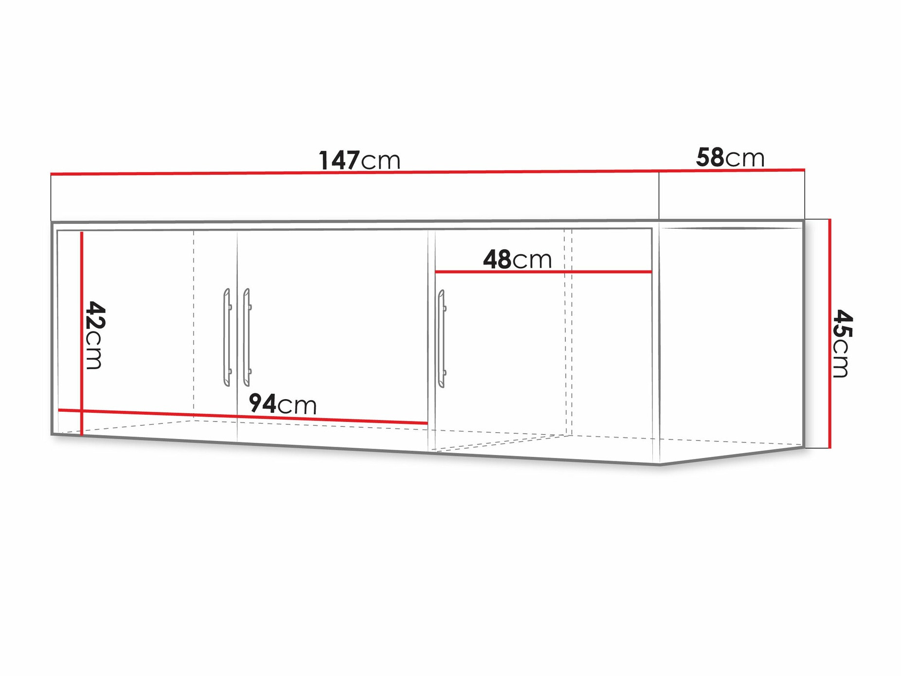 Dressoir Dortivu I (Grafiet)