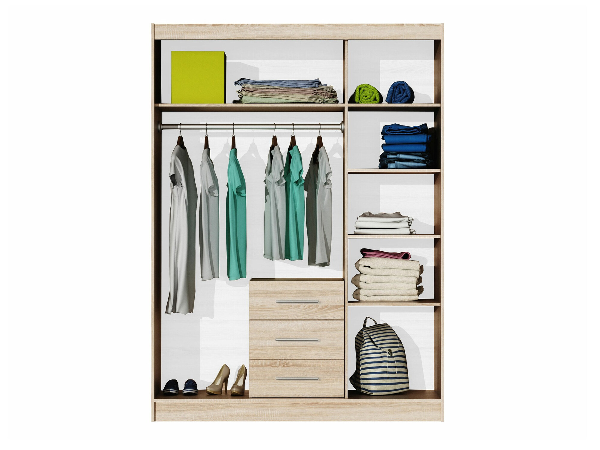 Kledingkast Dortivu 153 (Sonoma eik)