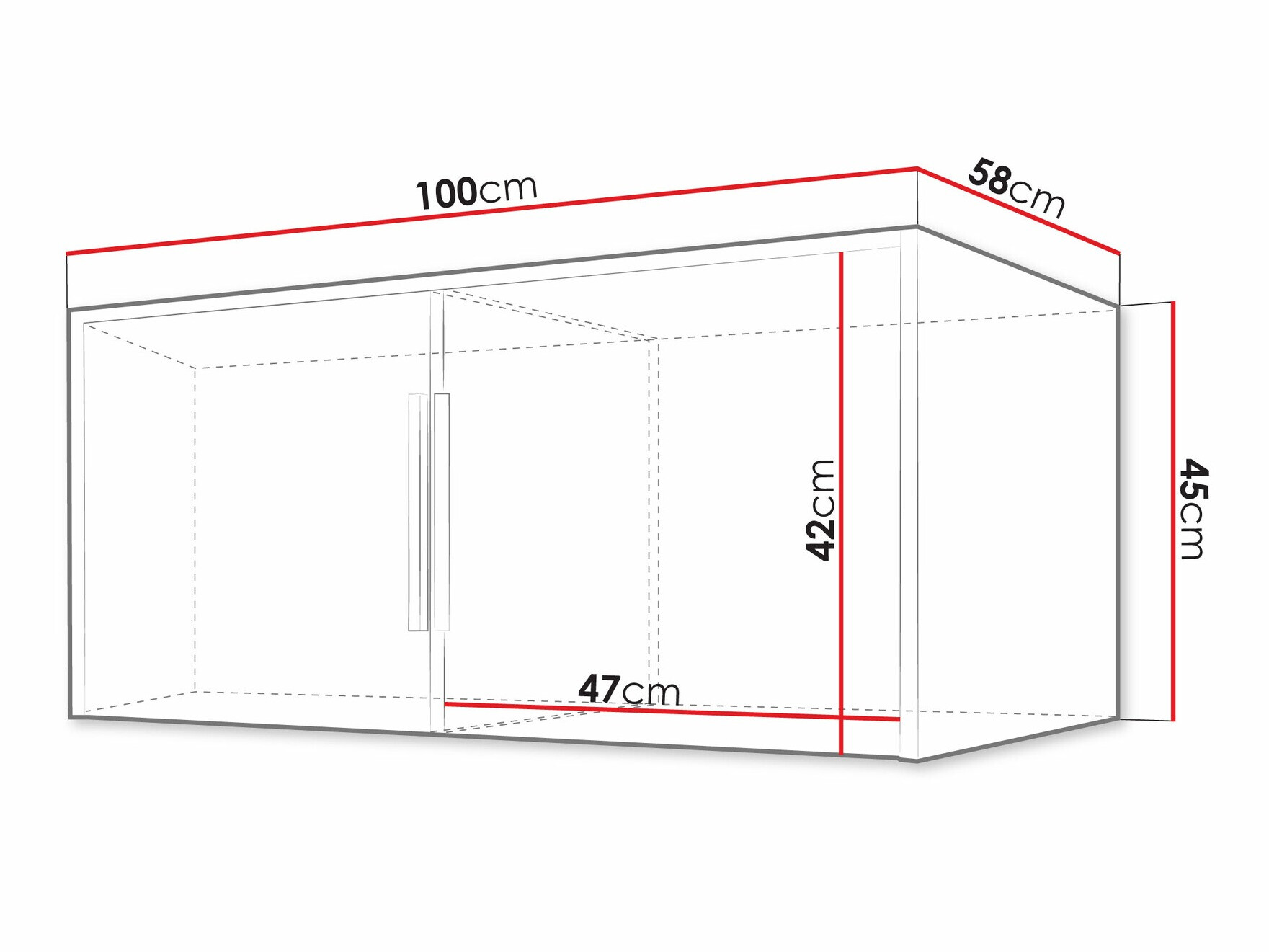 Dressoir Collis (Wotan eik + Zwart)