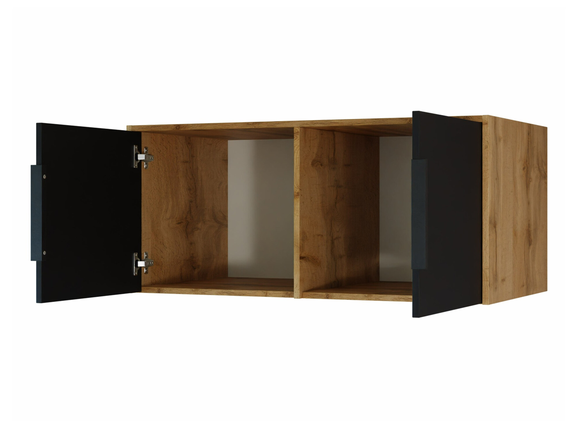 Dressoir Enolevo 103 (Wotan eik + Zwart)