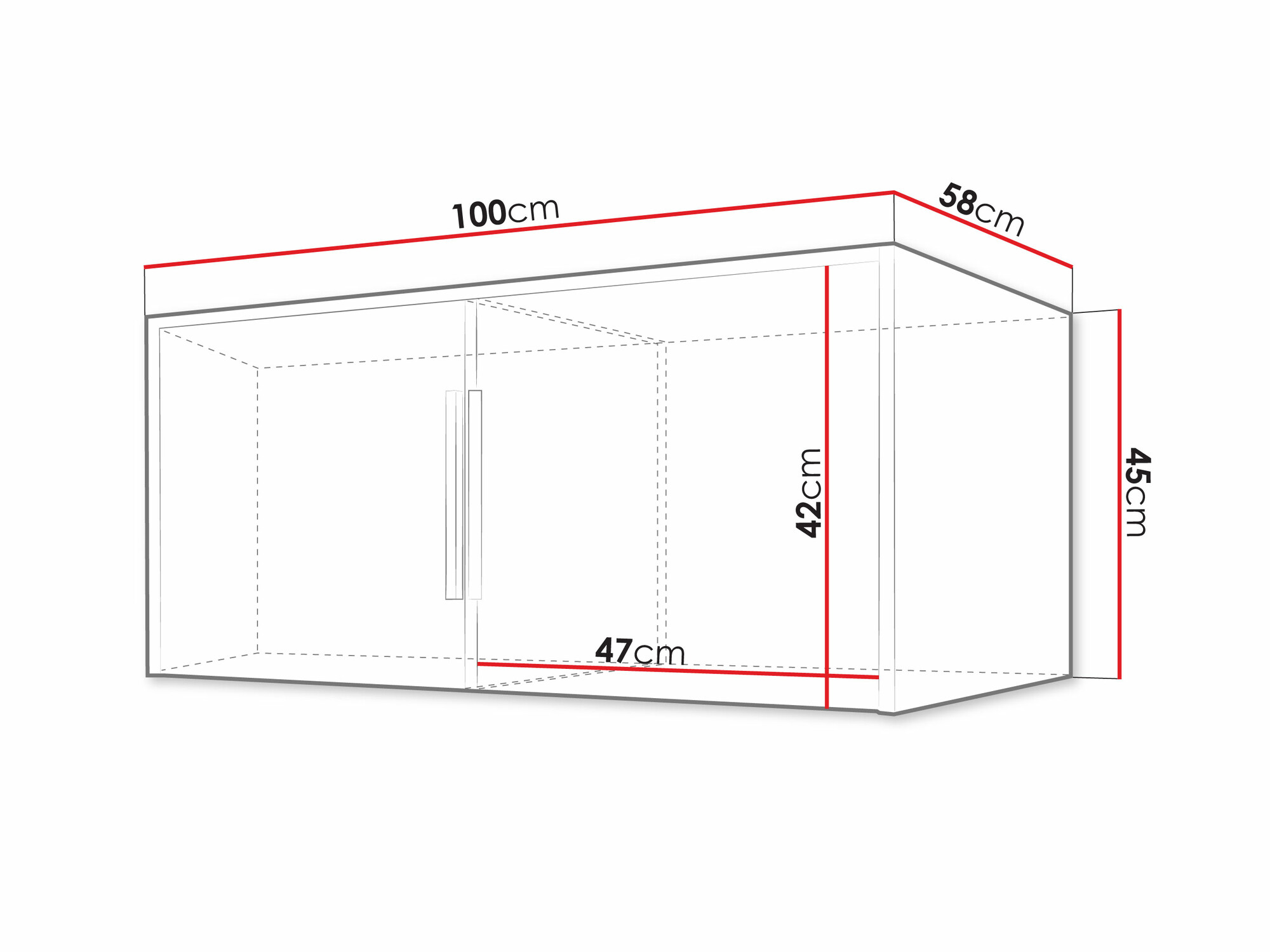 Kledingkast Enolevo 104 (Wotan eik + Zwart)