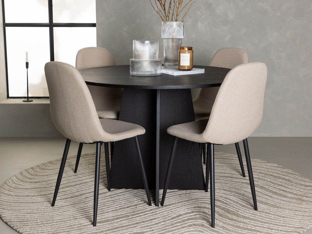 Eetkamerset Dallas 4454 (Beige)