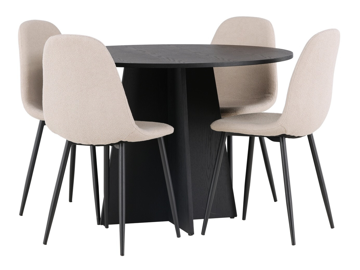 Eetkamerset Dallas 4454 (Beige)