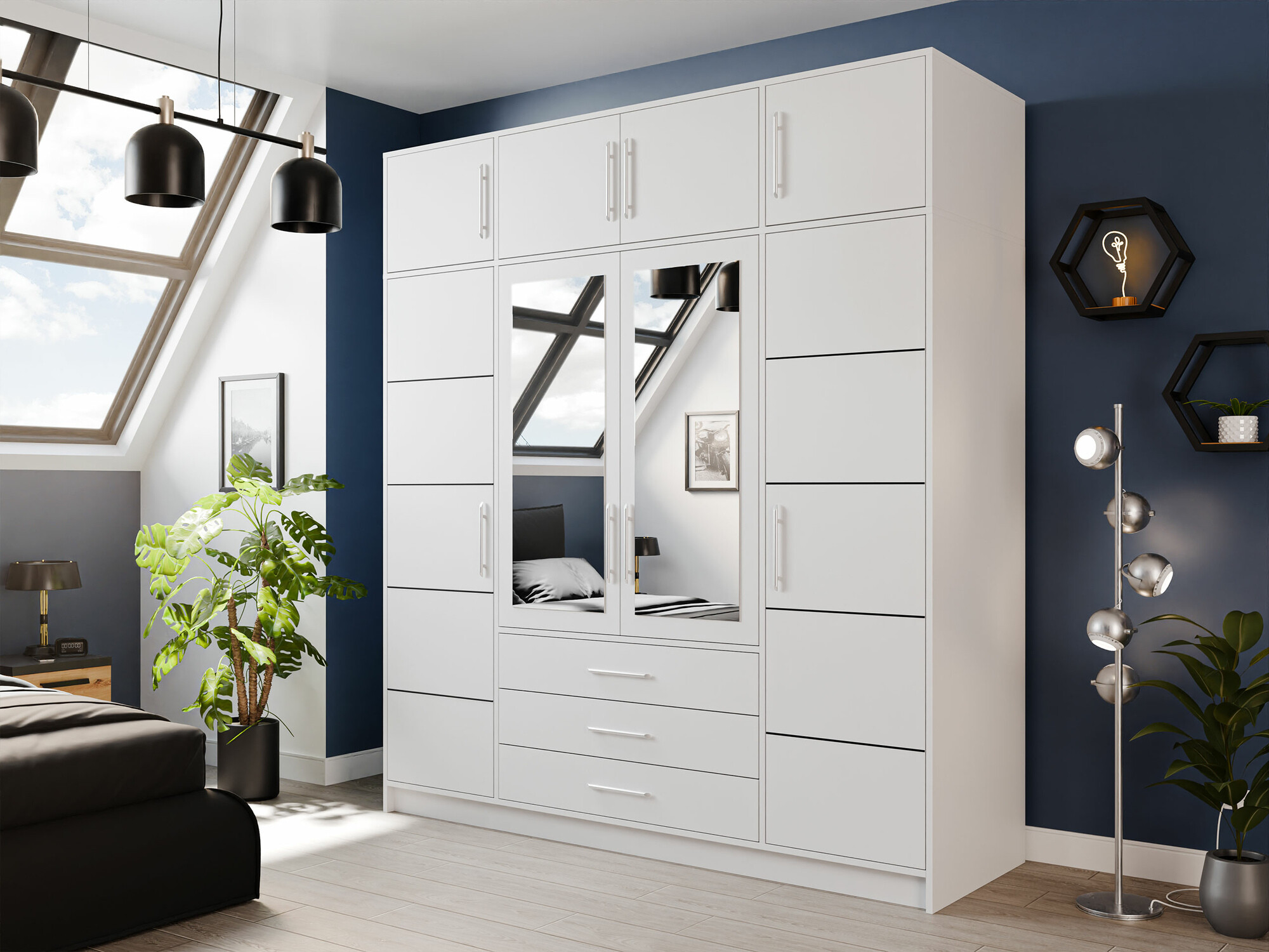 Dressoir Dortivu 146 (Wit)