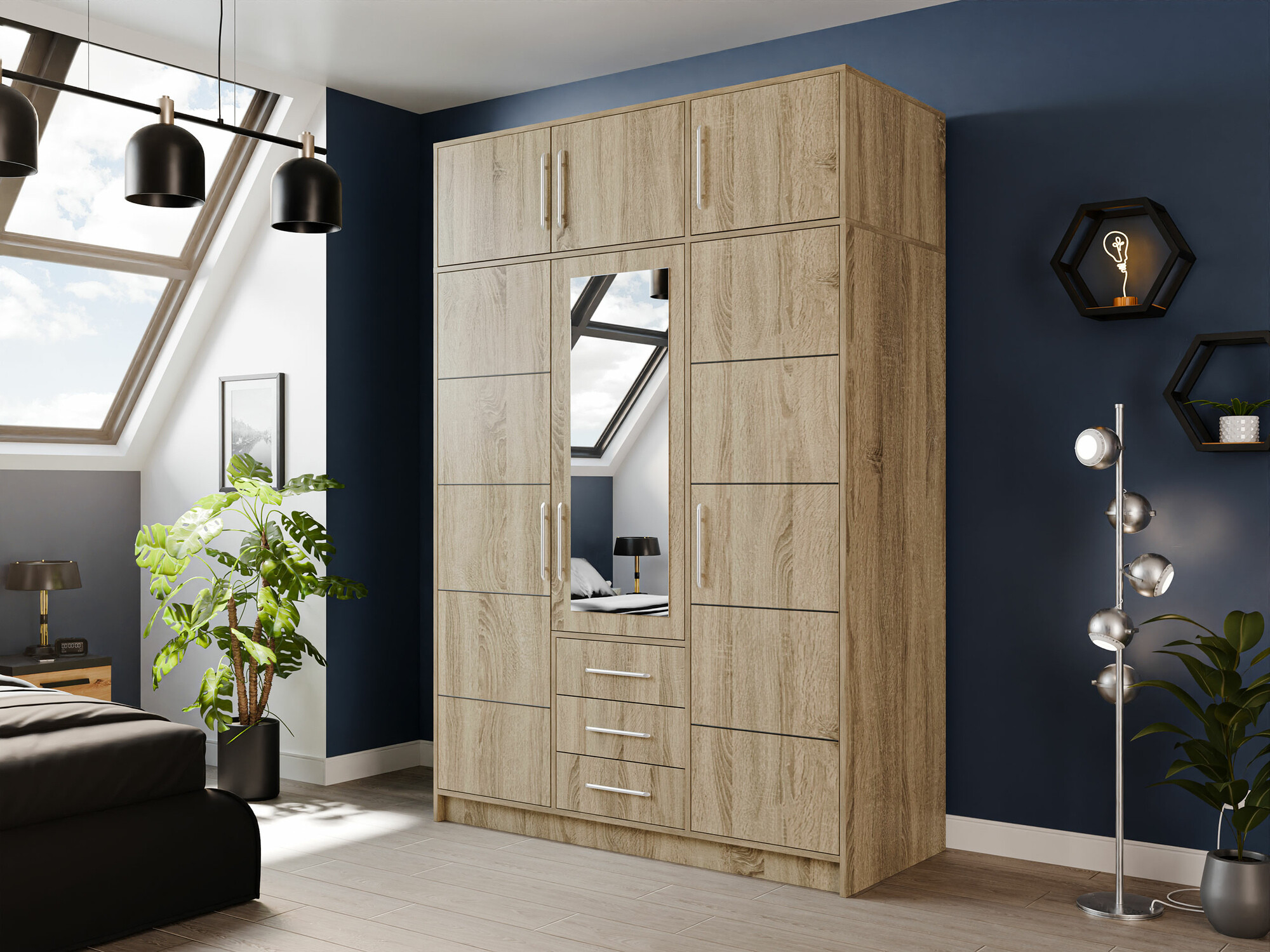 Dressoir Dortivu 152 (Sonoma eik)