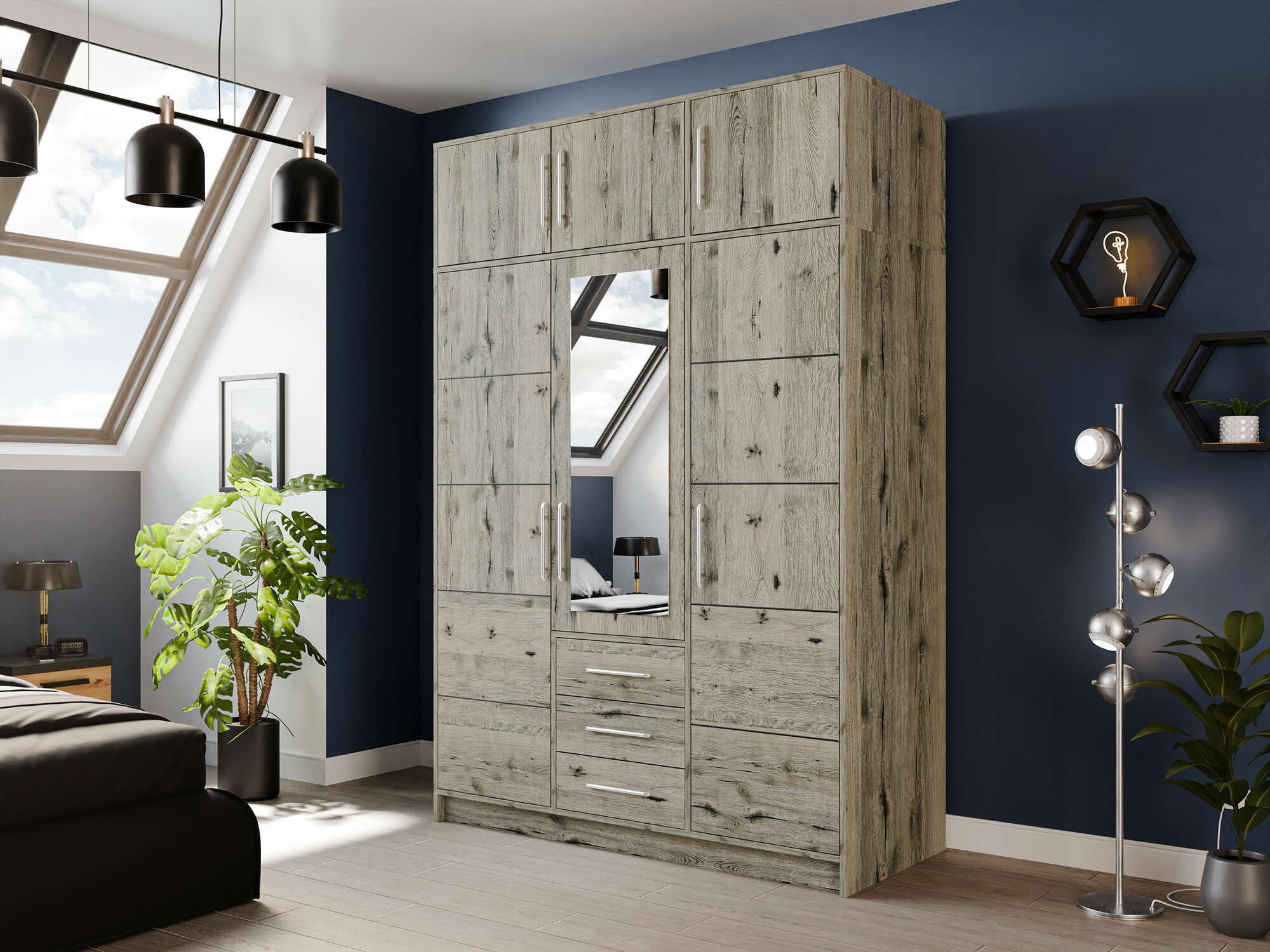 Dressoir Dortivu 152 (Wellington eik)