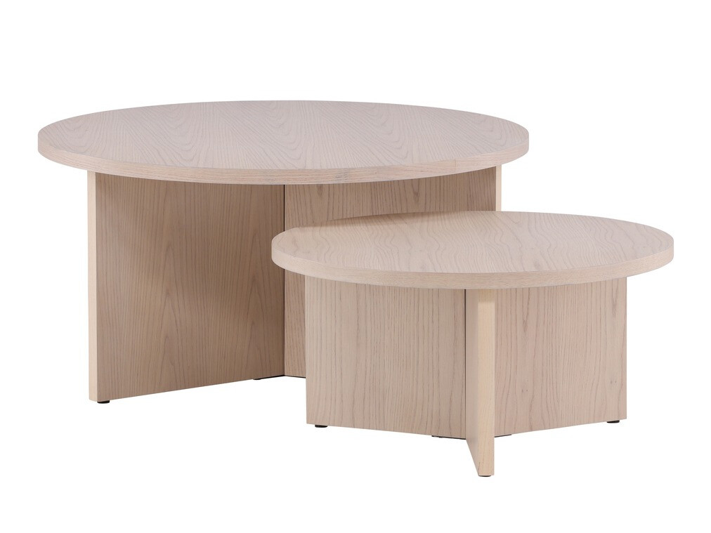 Salontafel set Dallas 4475 (Licht hout)