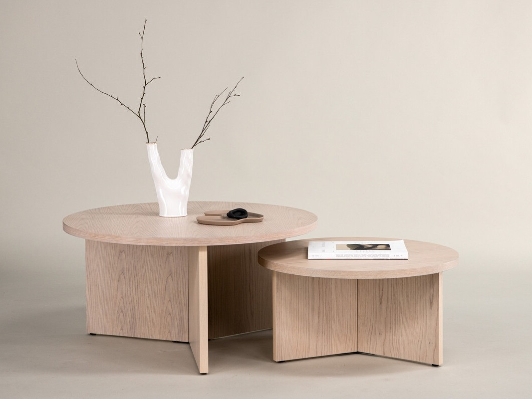 Salontafel set Dallas 4475 (Licht hout)