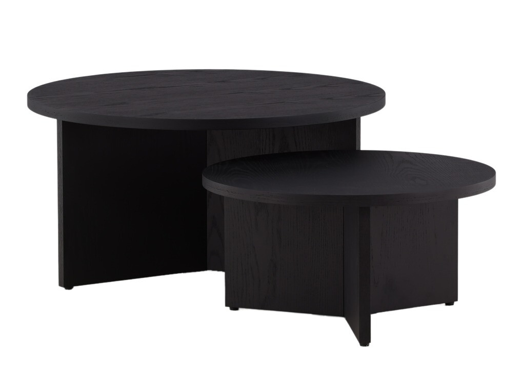 Salontafel set Dallas 4475 (Zwart)