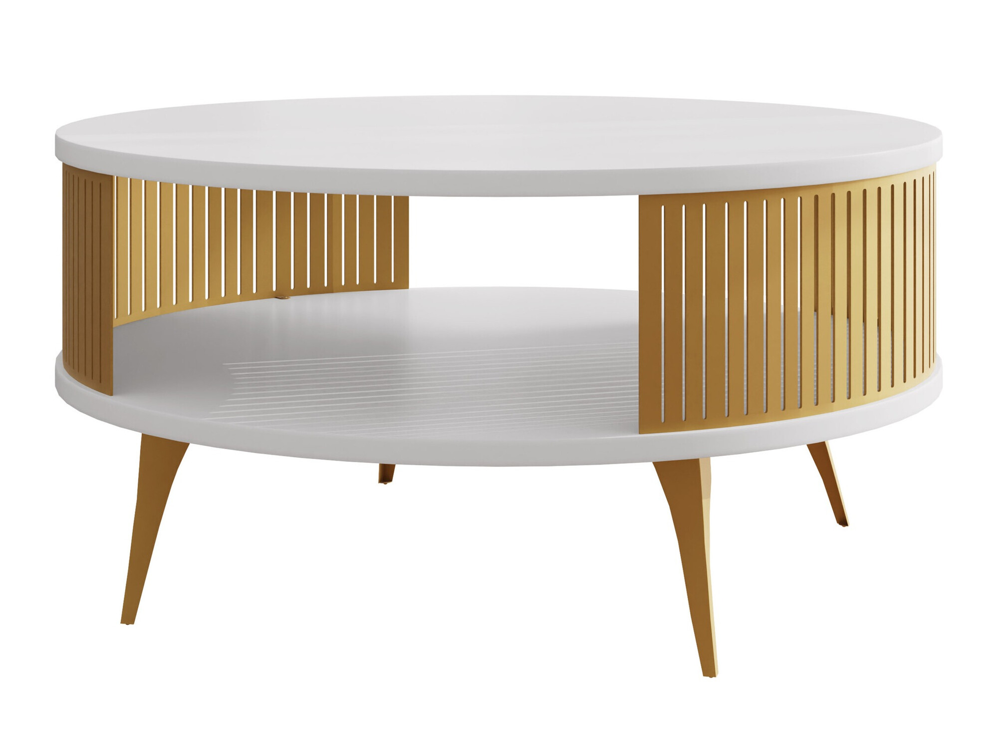 Salontafel Sordore 101 (Gouden + Wit)