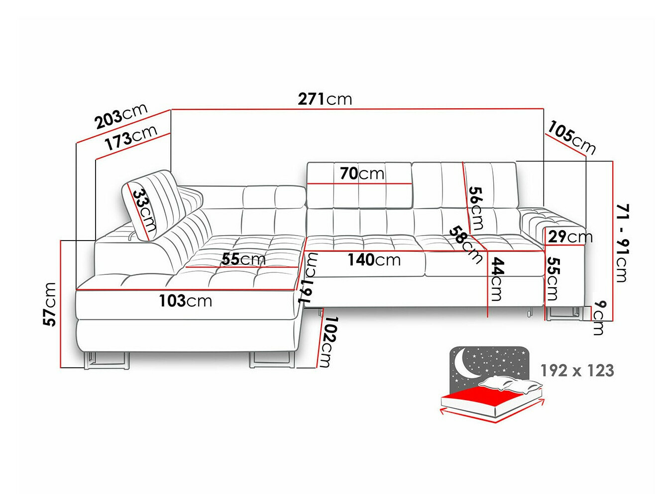 Hoekbank Comfivo 247 (Abriamo 03)