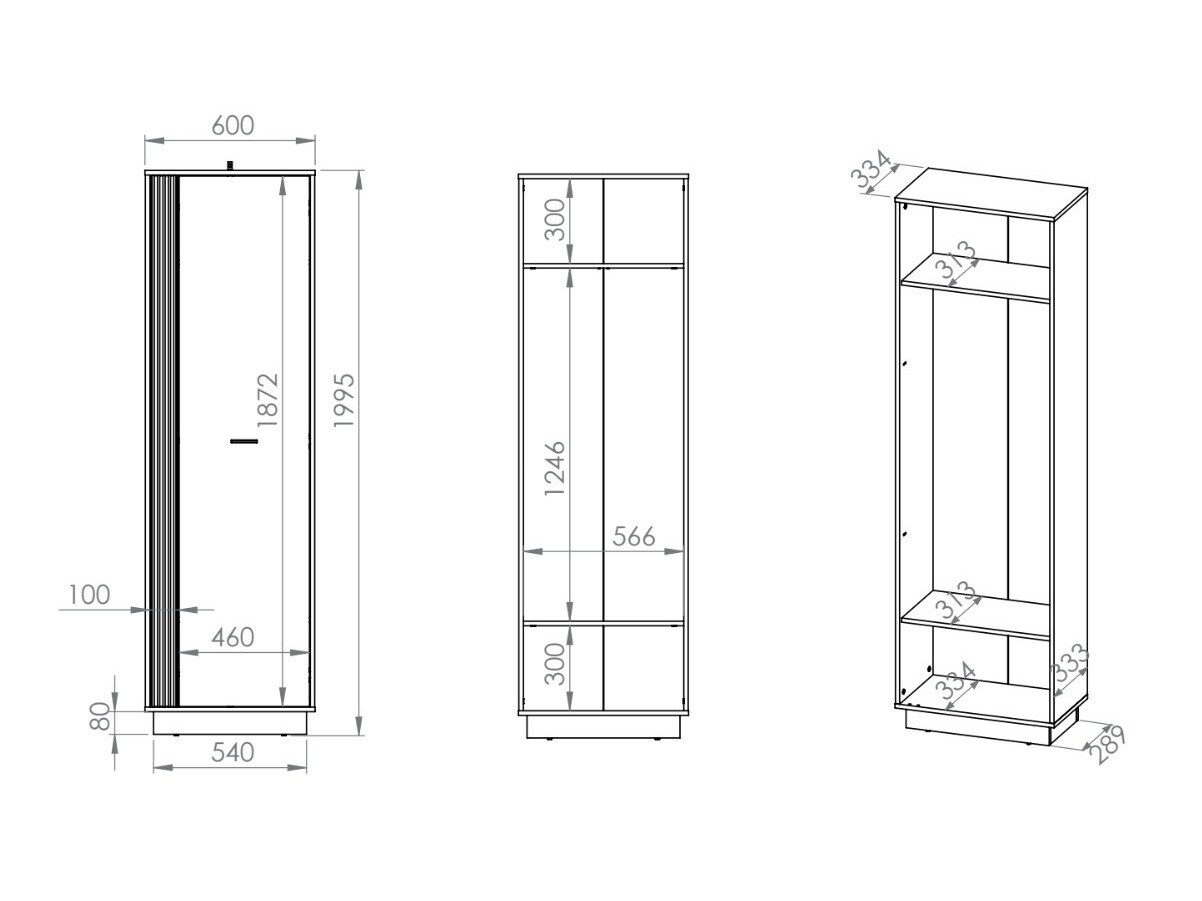 Kledingkast Revcire 100