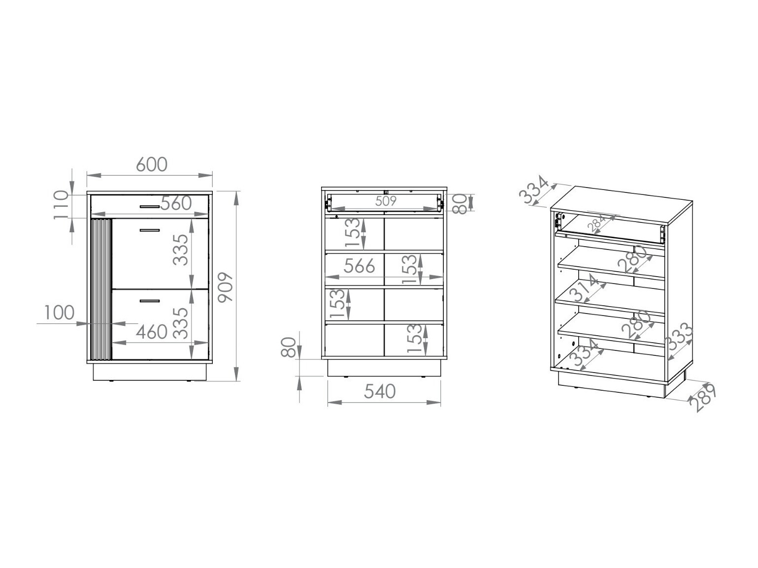 Schoenenkast Revcire 103