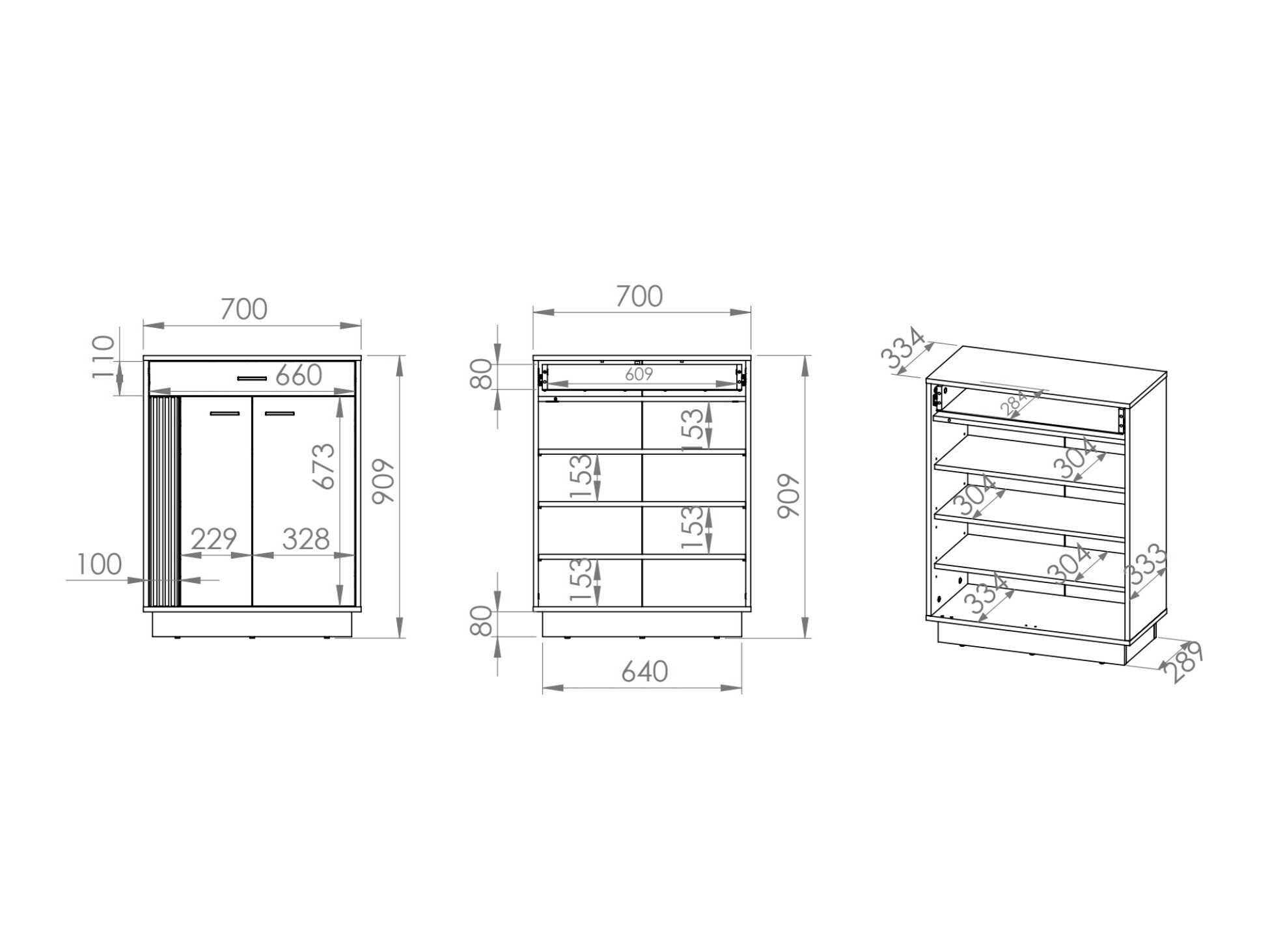 Schoenenkast Revcire 104