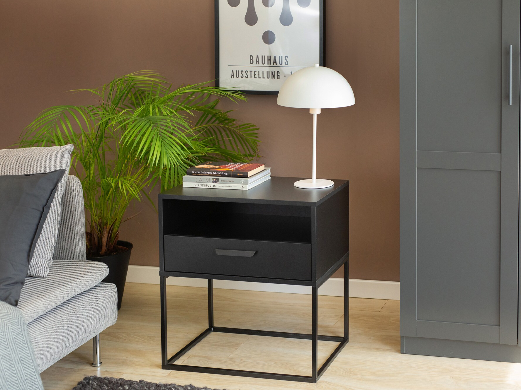 Nachtkastje Bristol 192 (Antraciet)