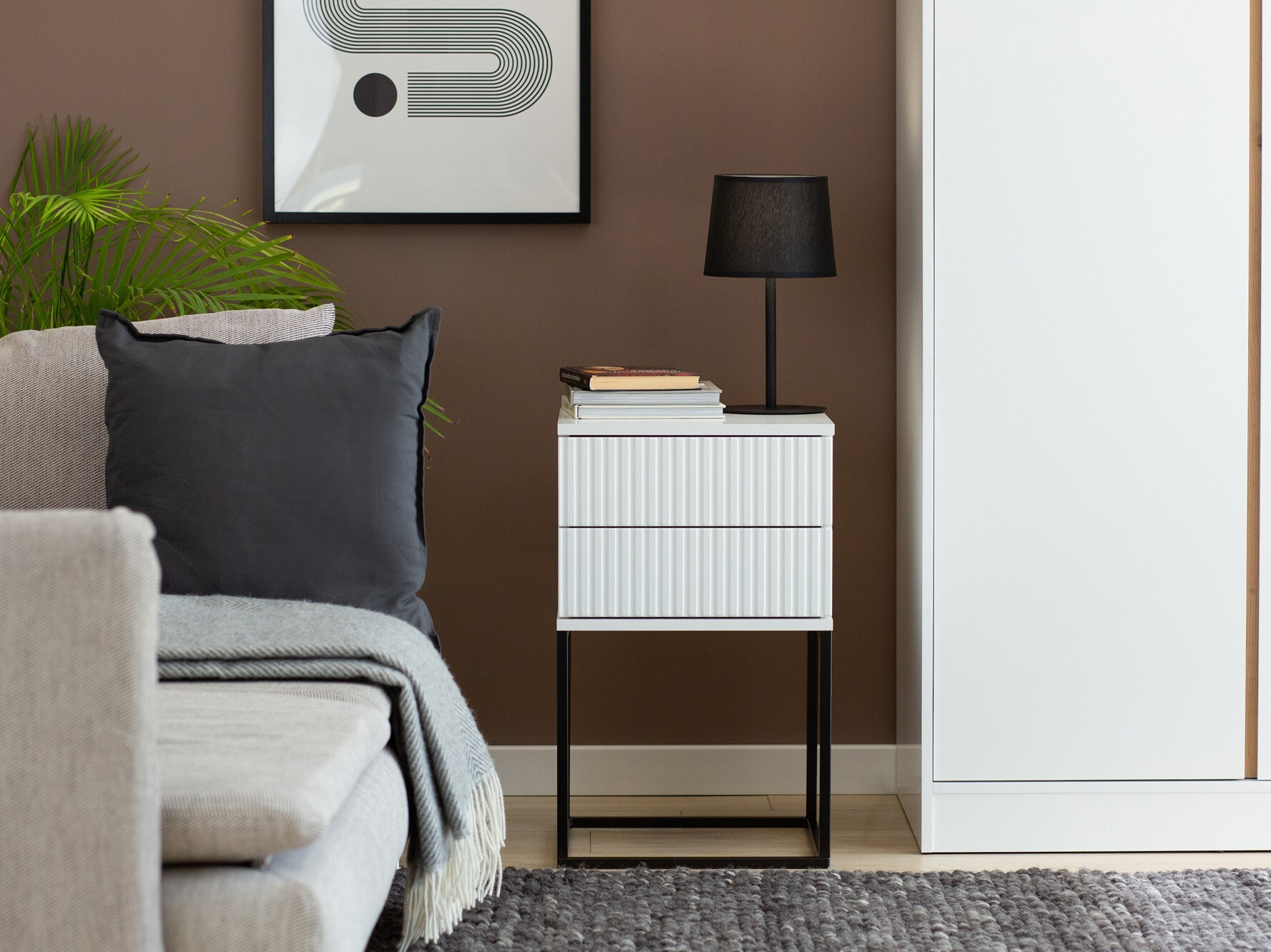 Nachtkastje Bristol 195 (Wit)