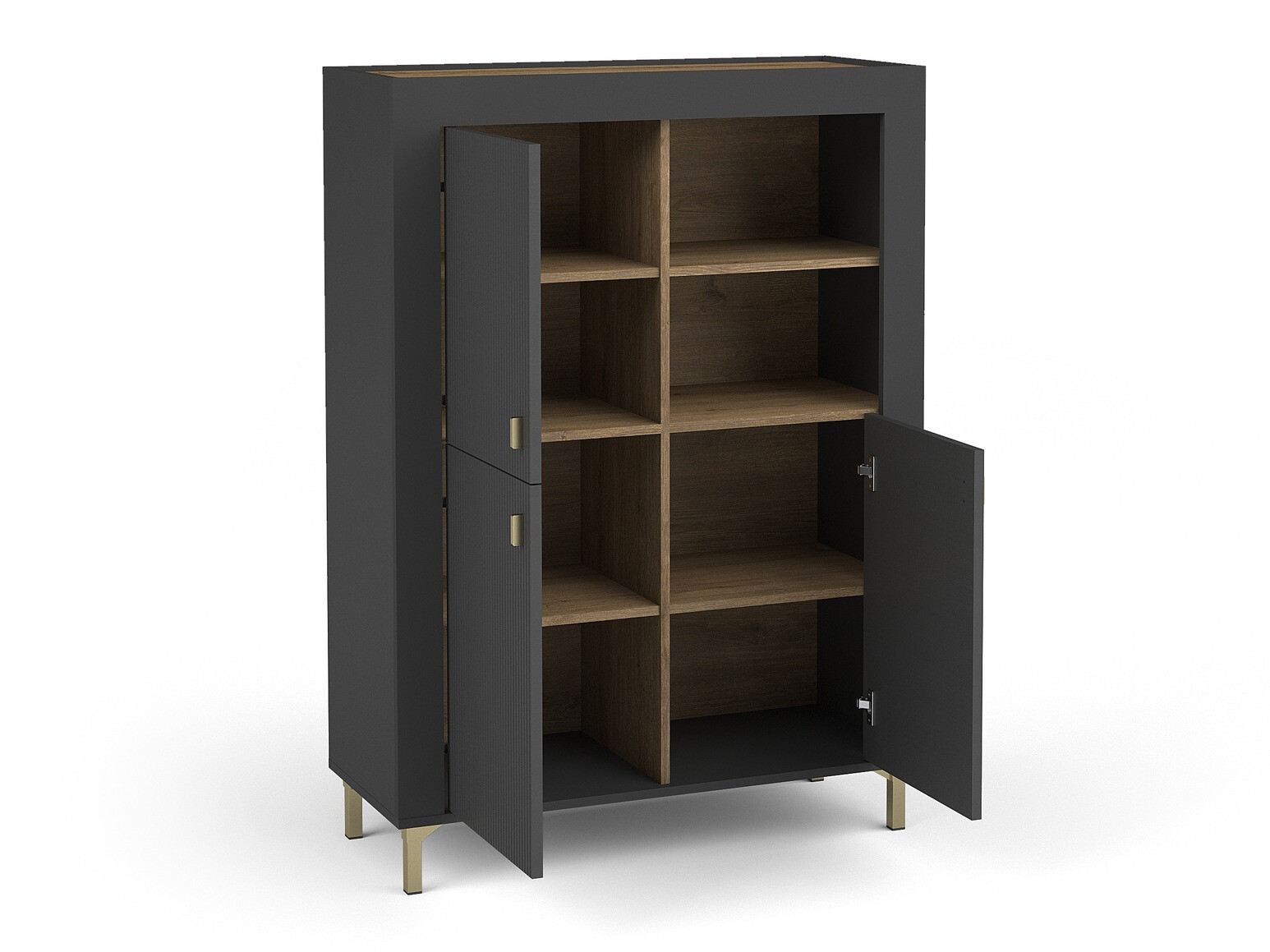 Boekenkast Mormavu 105 (Matzwart)