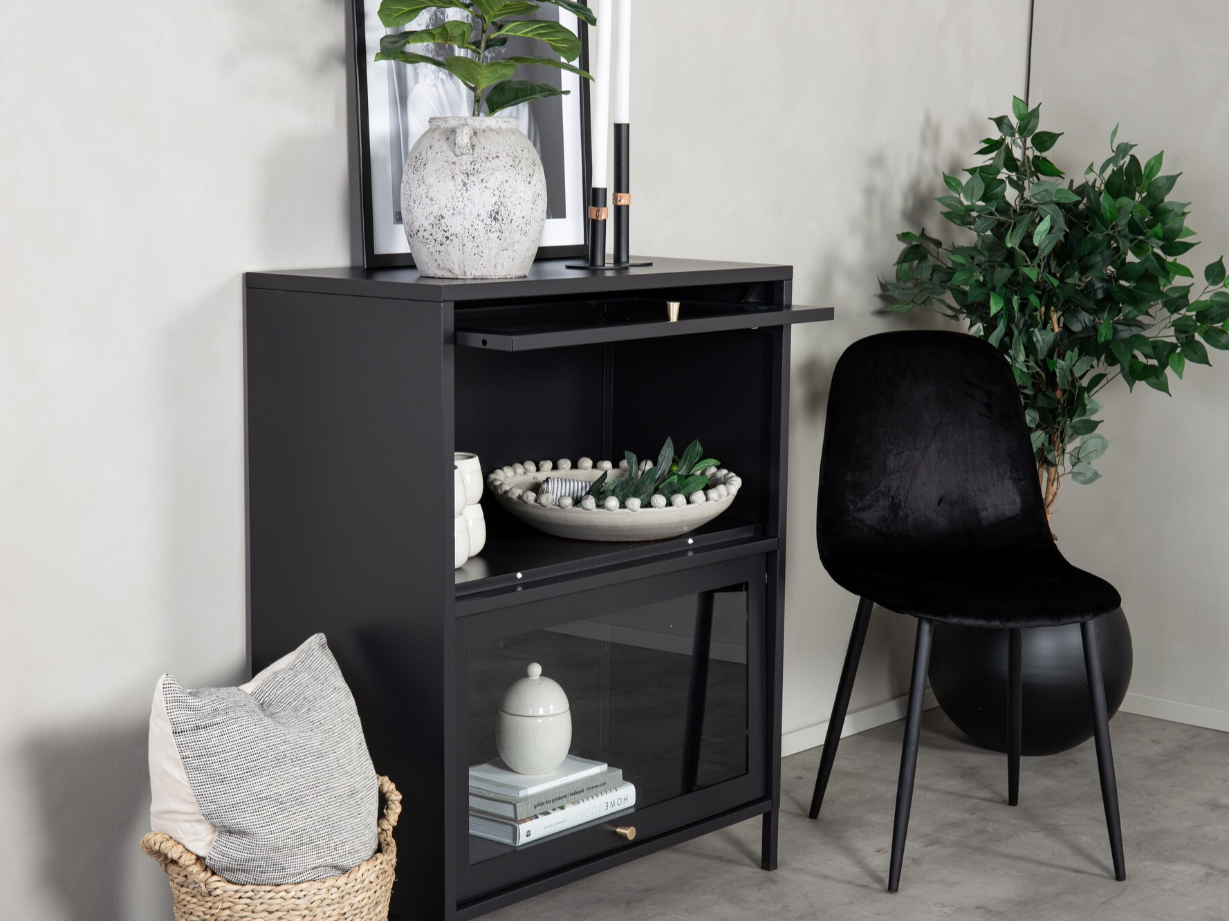 Dressoir Evasevu 100 (Zwart)