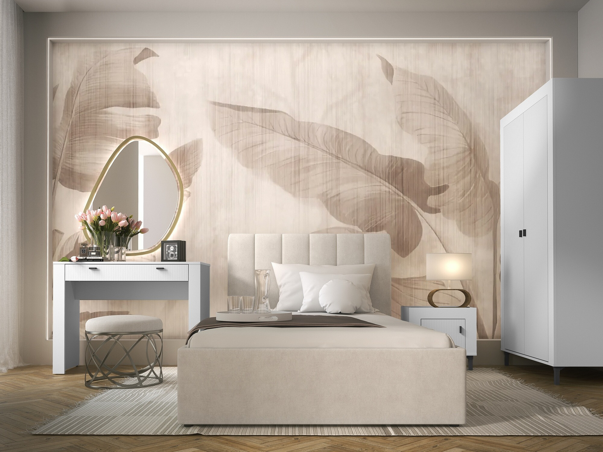 Kaptafel Mormavu 108 (Mat wit)