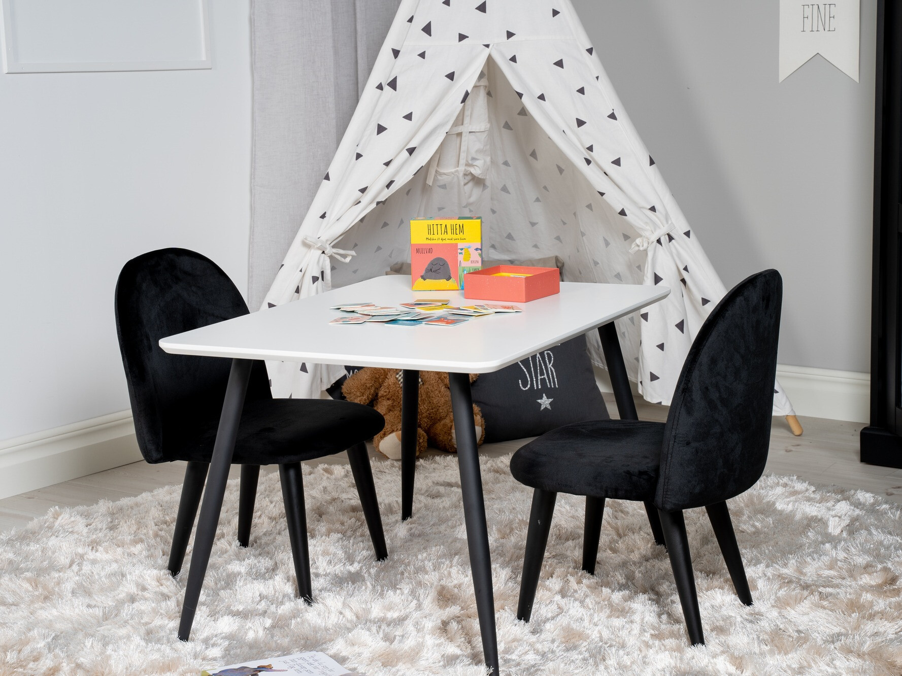 Kinderstoel Dallas 165 (Zwart)