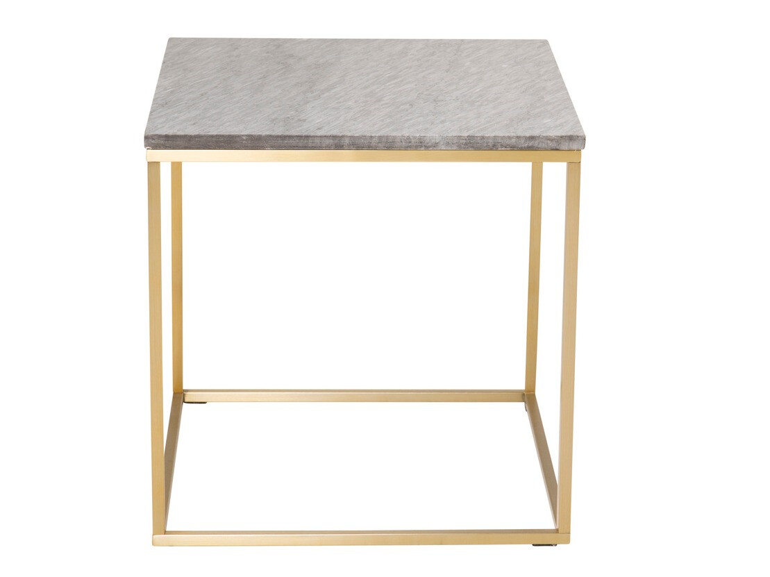 Salontafel Dallas 178 (Zwart marmer + Messing)