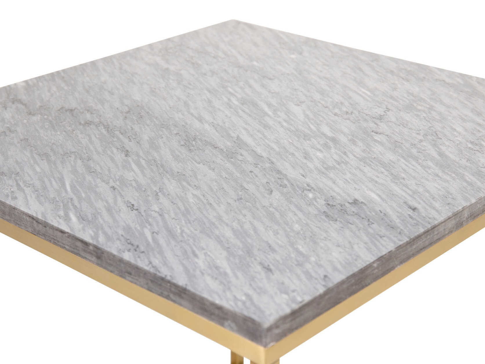 Salontafel Dallas 178 (Zwart marmer + Messing)