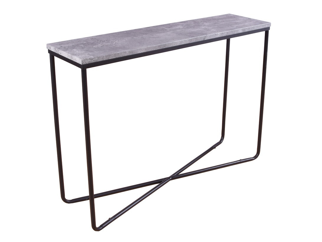 Wandtafel Dallas 197 (Beton + Zwart)