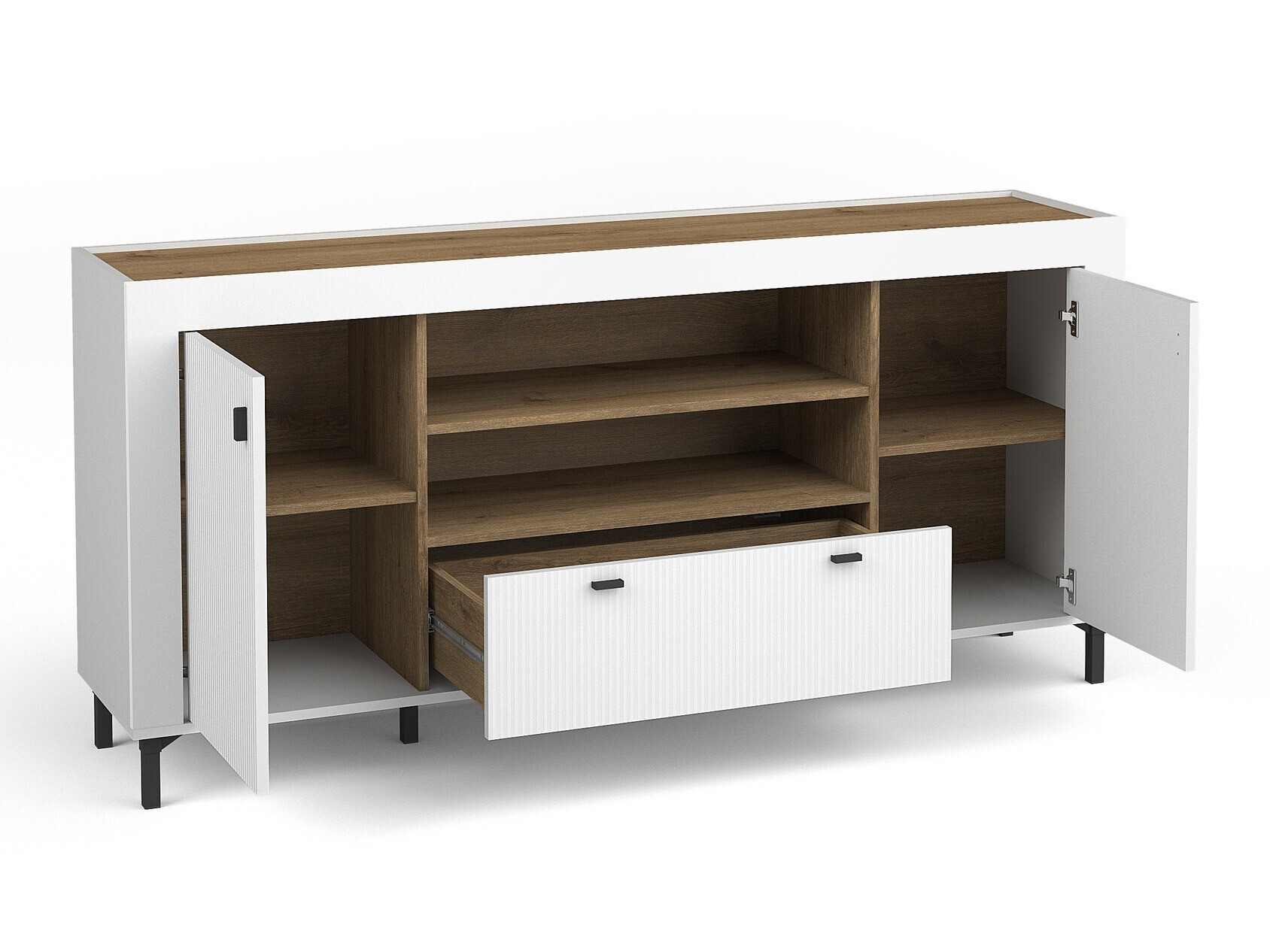 Ladekast Mormavu 110 (Mat wit)