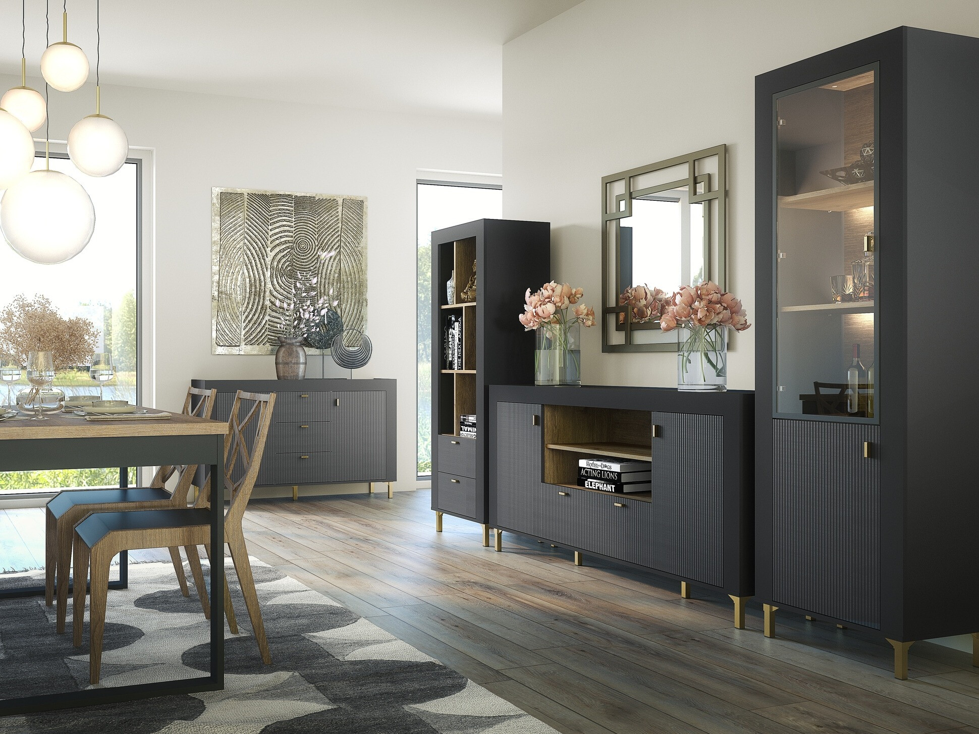 Ladekast Mormavu 110 (Matzwart)