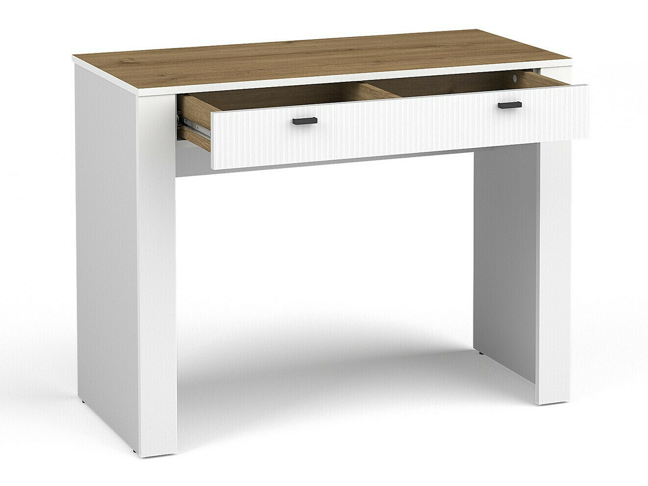 Slaapkamer set Mormavu 112 (Mat wit + Beige)