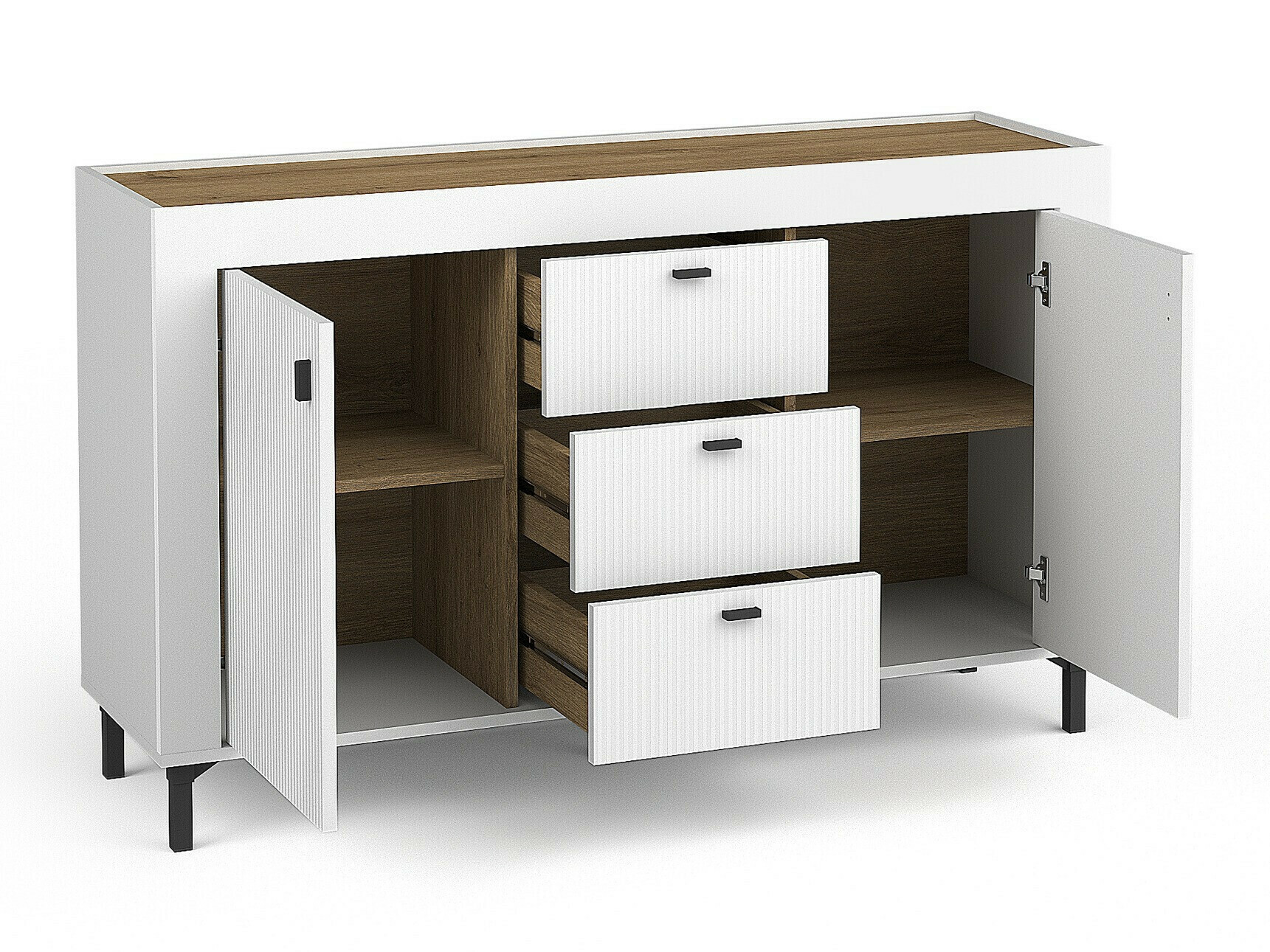 Woonkamerset Mormavu 114 (Mat wit)