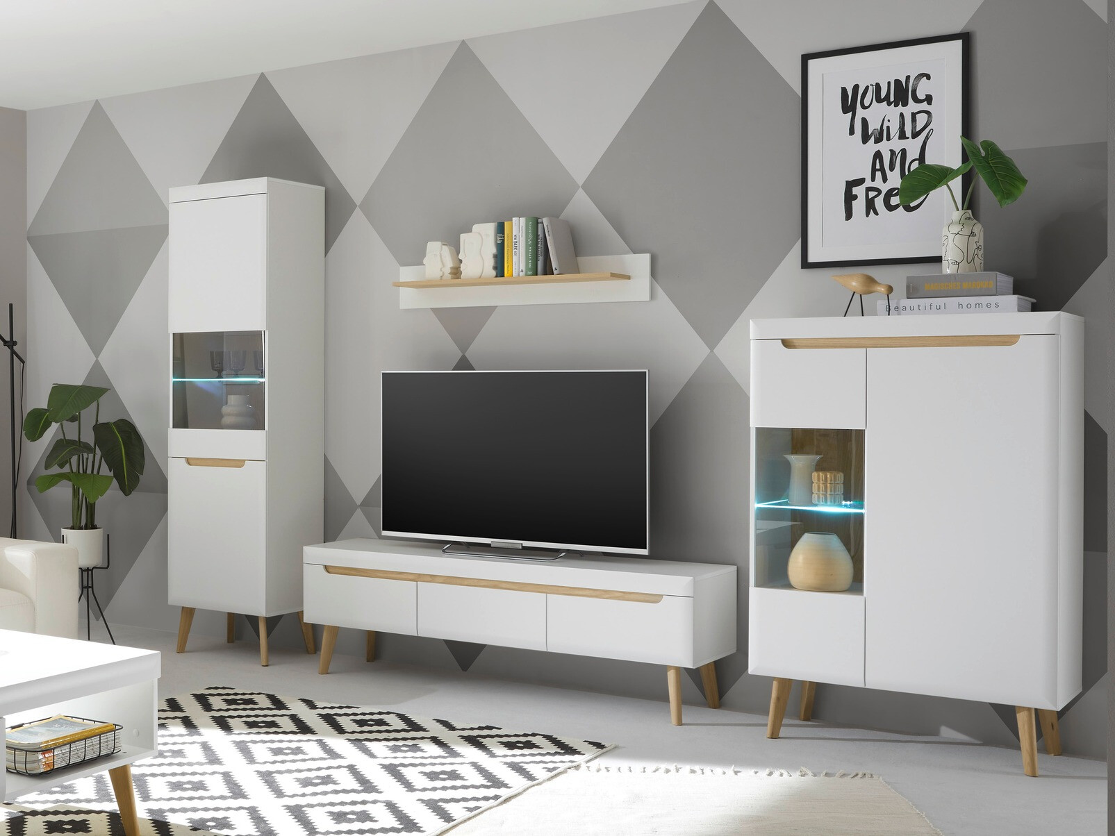 Boekenkast Vircava 101 (Wit)