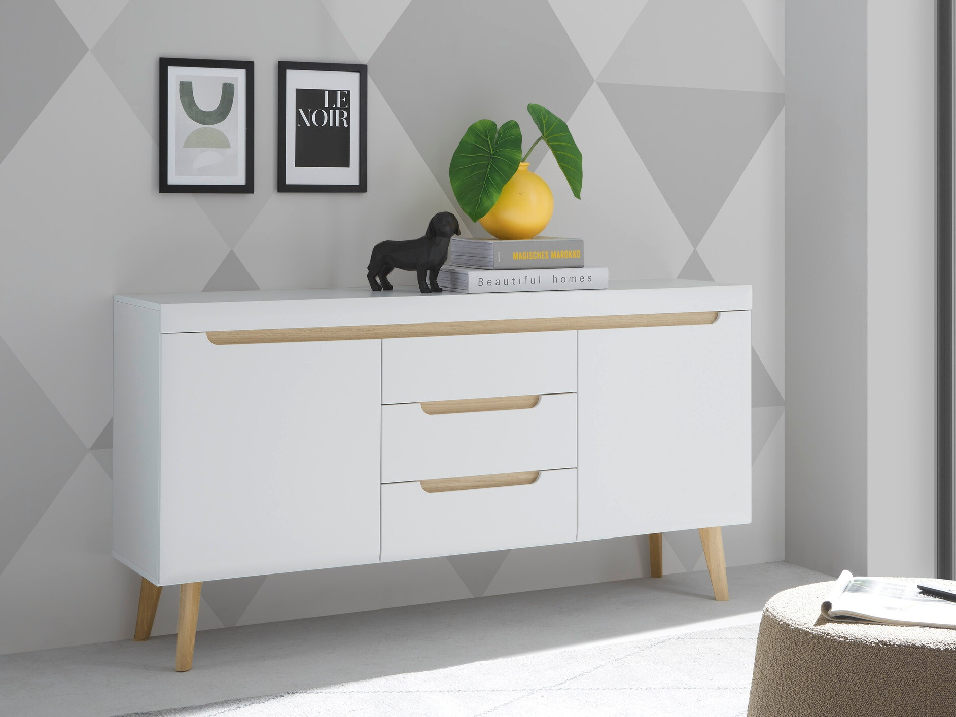 Ladekast Vircava 105 (Wit)