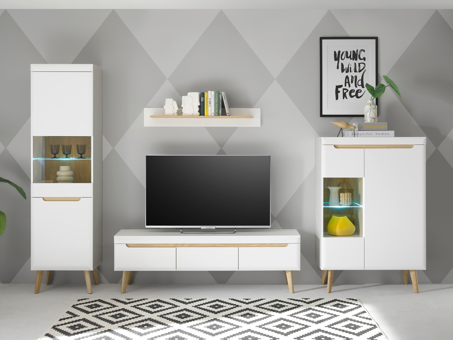 Woonkamerset Vircava 111 (Wit)