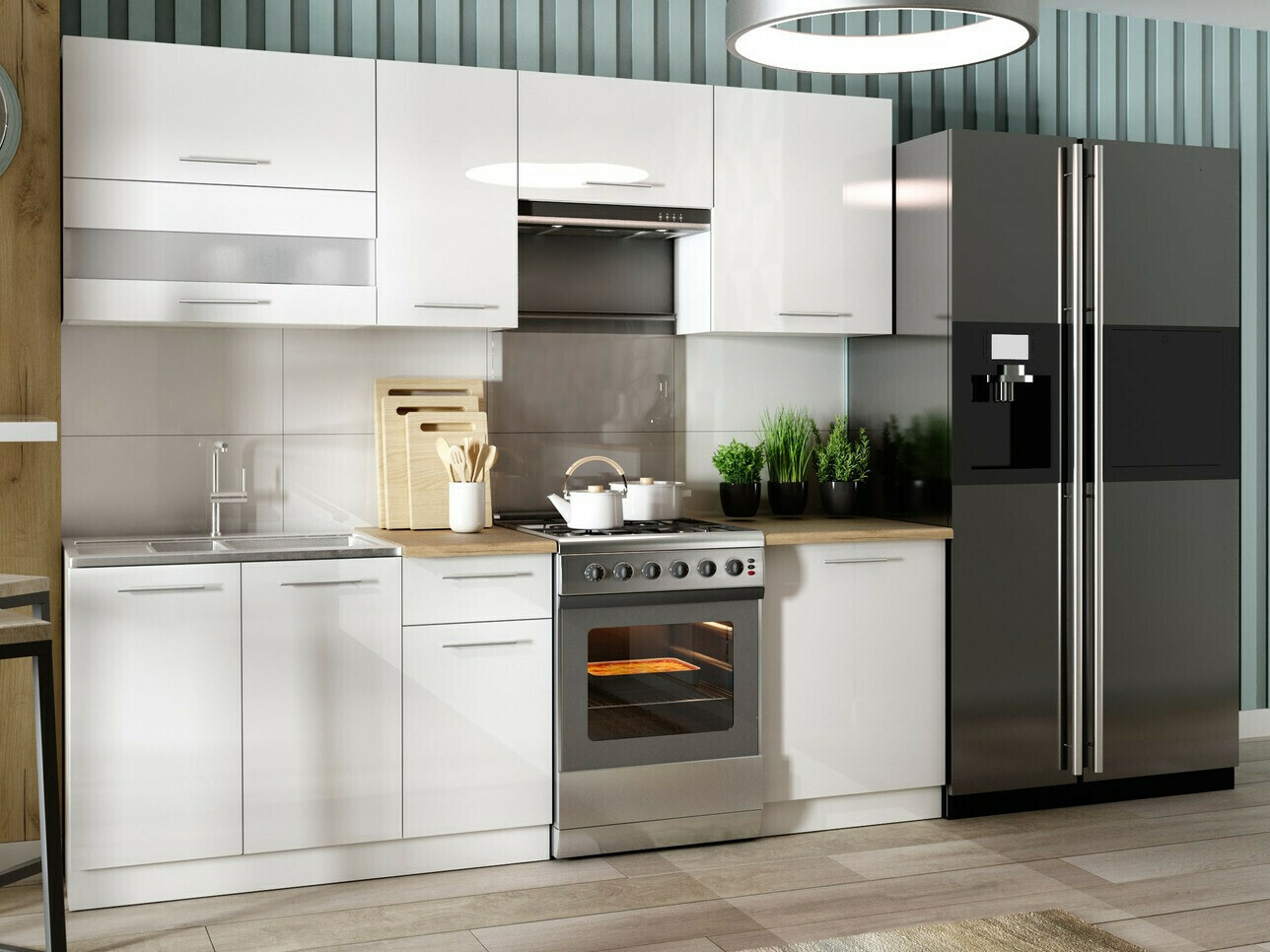 Modulaire wandkast Tiffa White 128