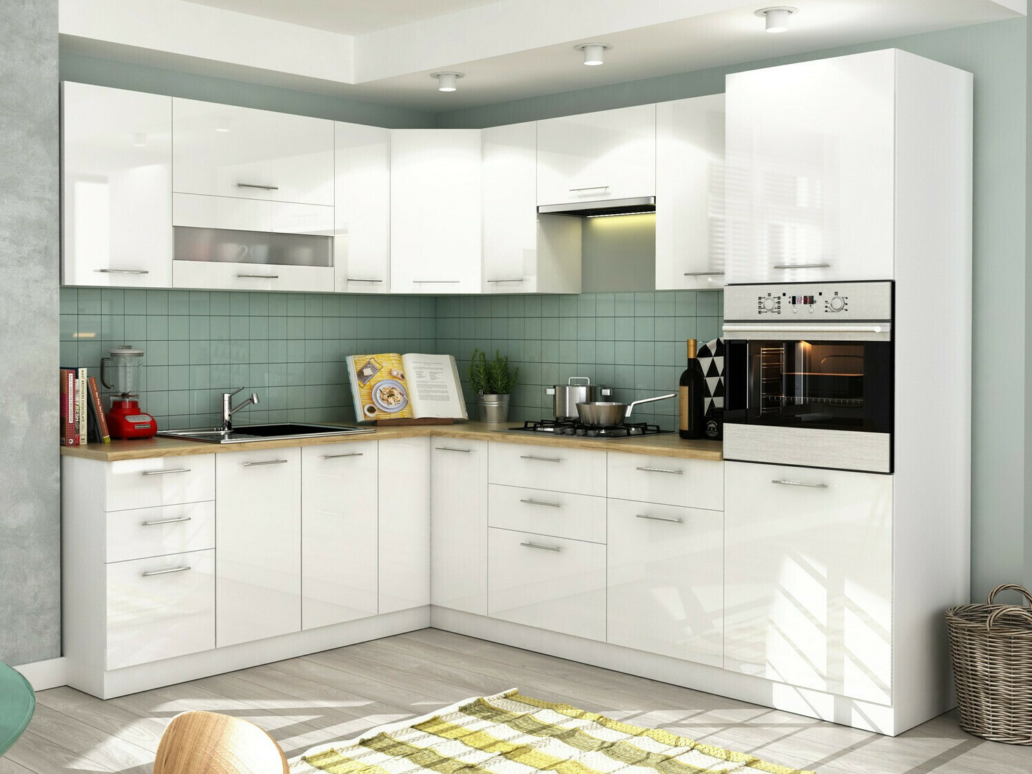 Modulaire wandkast Tiffa White 129