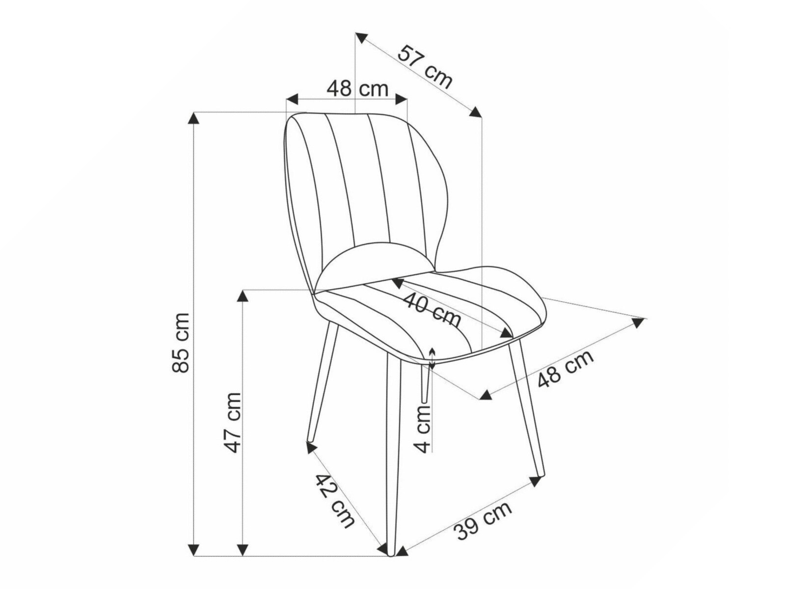 Stoel Houston 1738 (Groen)