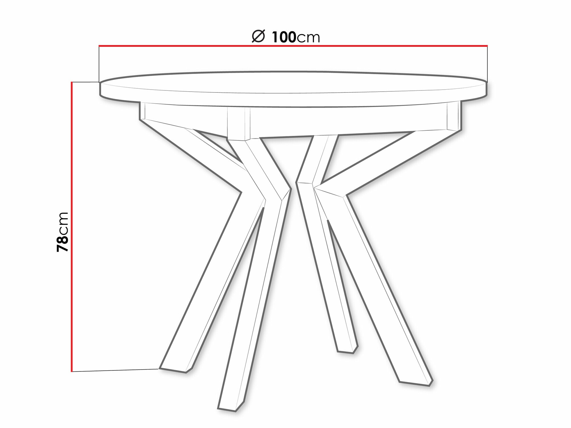 Tafel Victorville 368 (Kleinzoon eik + Zwart)
