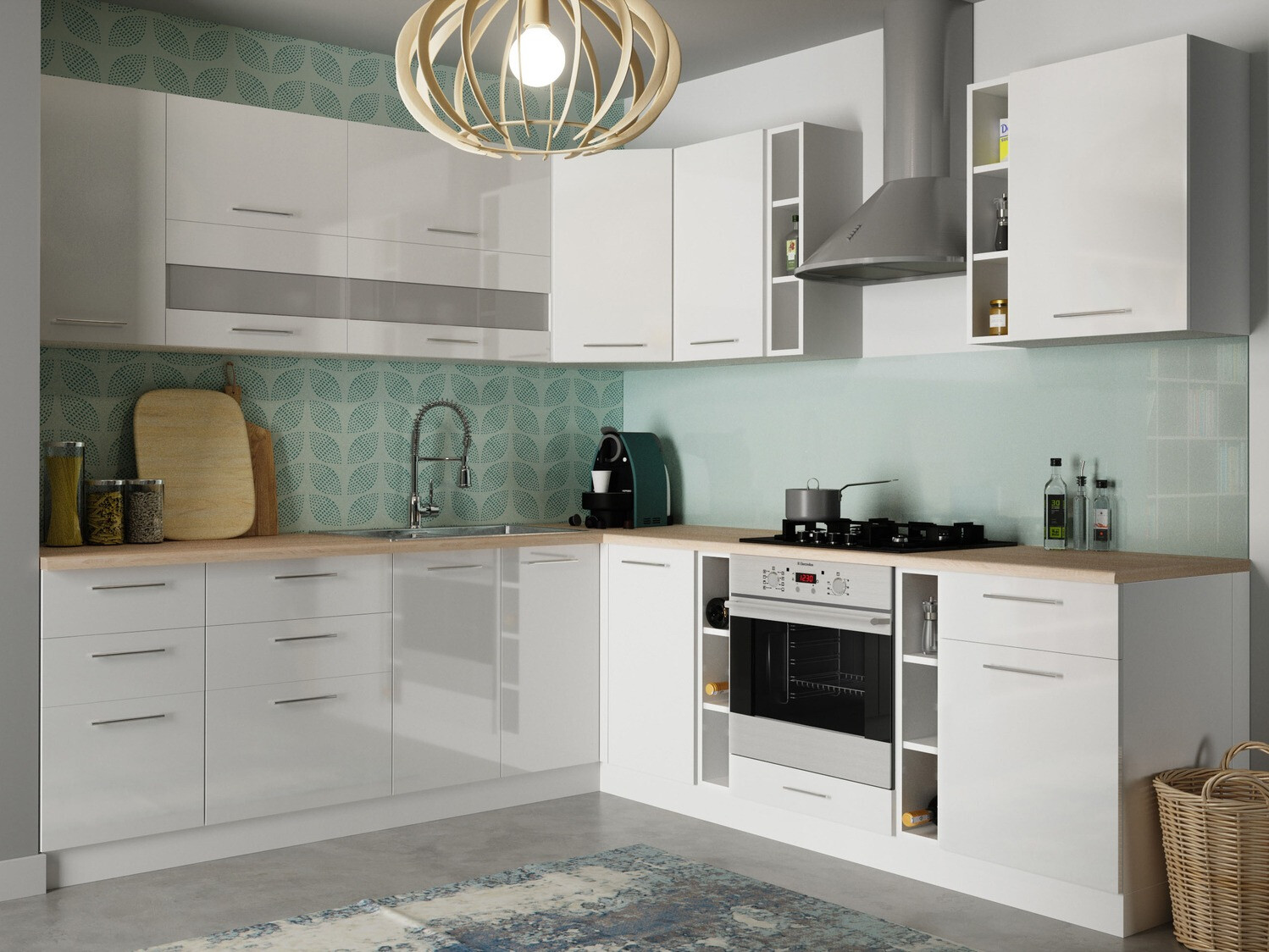 Vaatwasser deur Tiffa White 137