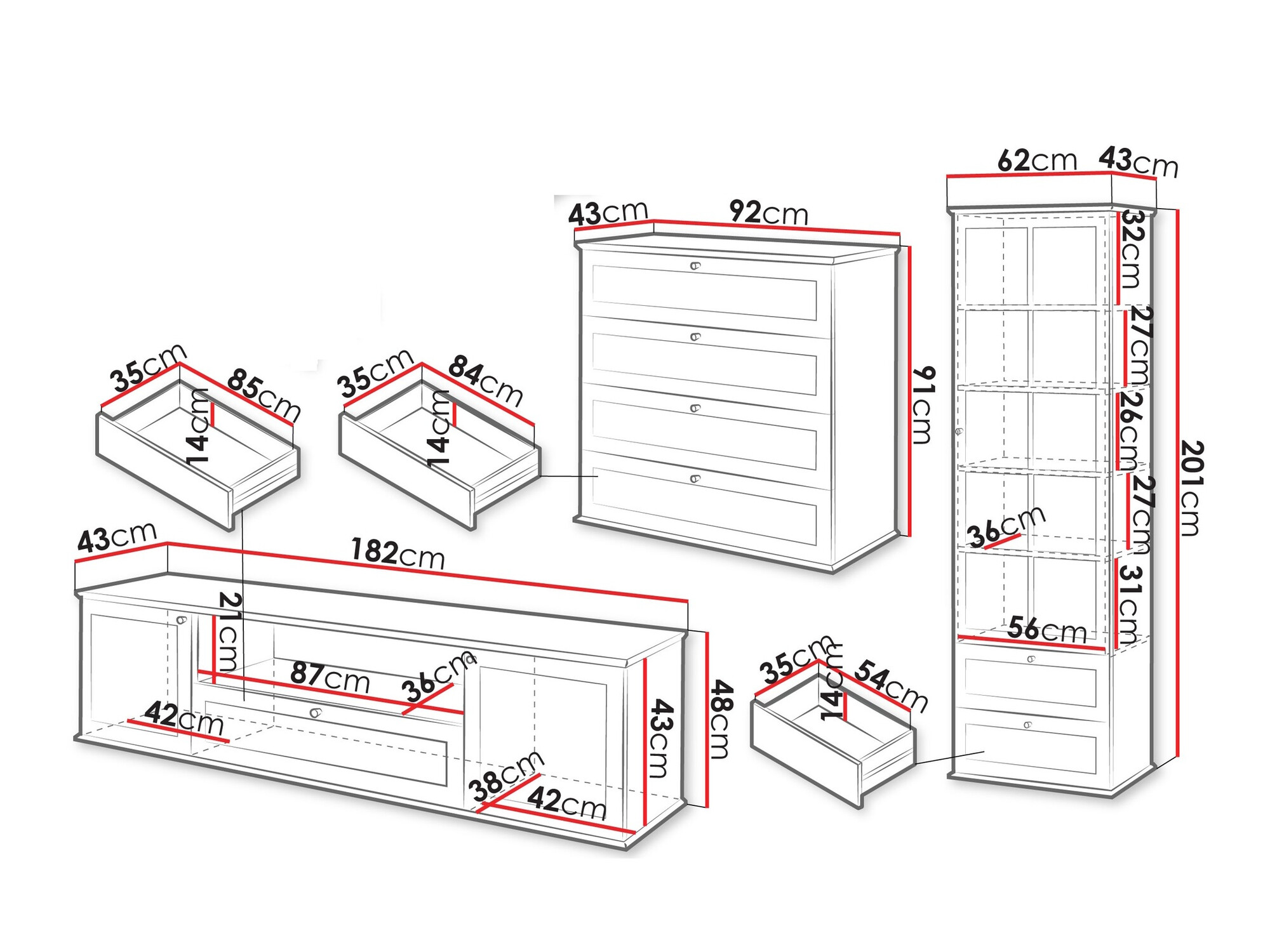 Woonkamerset Comfivo Custos