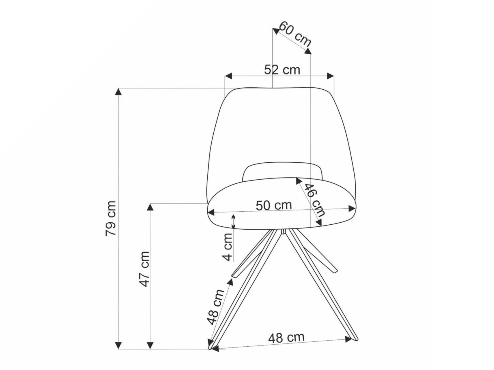 Stoel Houston 1754 (Beige)