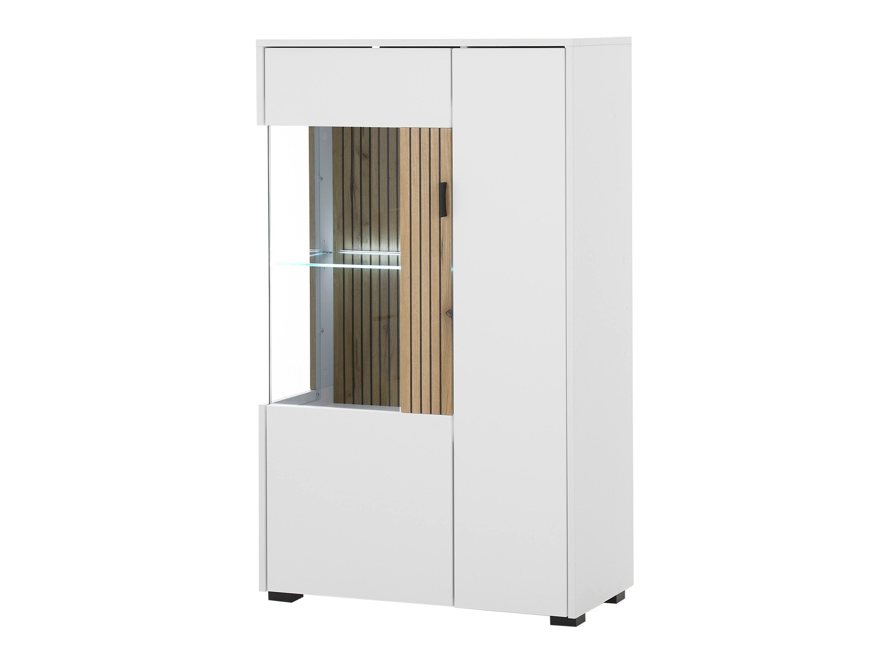 Dressoir Belmelu 102 (Wit + Eiken)