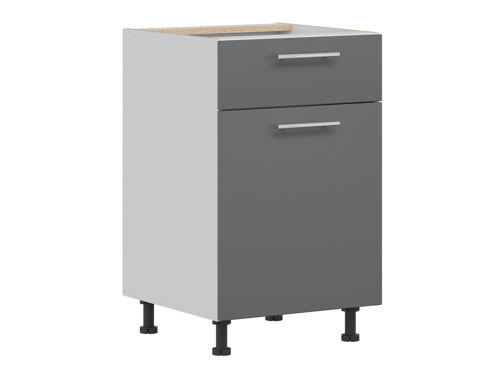Modulaire kast met lade en deuren Tiffa Grey 140