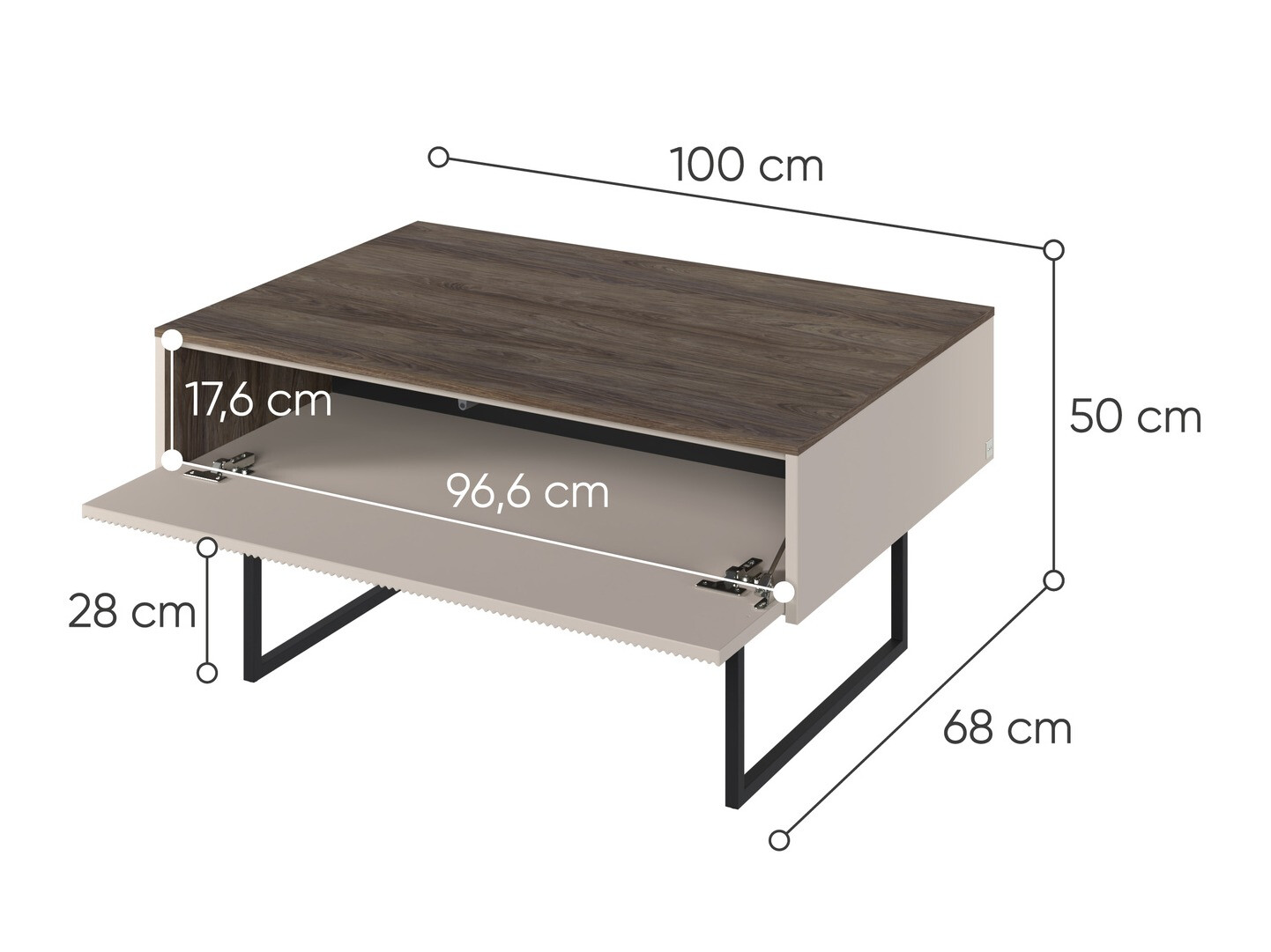 Salontafel Elbtei 106