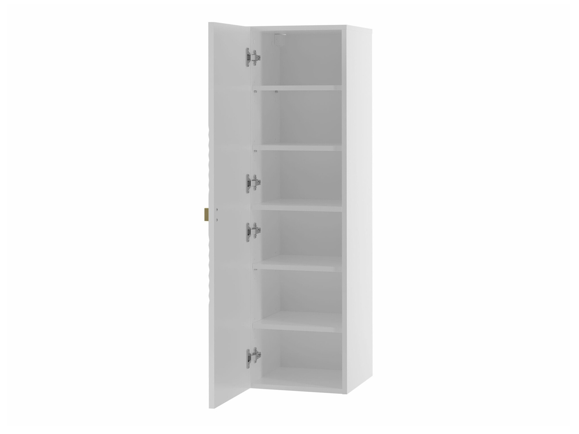 Wand badkamermeubel Natar (Zwart + Glanzend zwart)